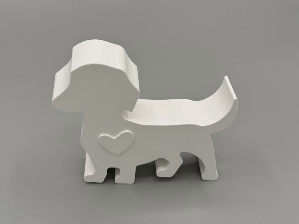 Hund mit Herz Figur