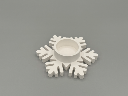 Schneeflocken Teelichter (2er Set)